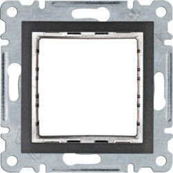 Рамка-адаптер Hager Lumina WL2513 для изделий 45х45 черная WL2513 фото
