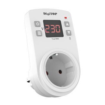 Реле напряжения DigiTOP VP-16AR 16 А 1 фаза розетка VP16AR фото