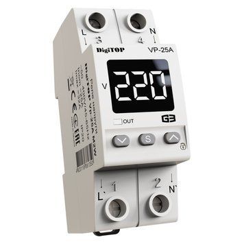 Реле напряжения DigiTOP VP-25A M2W 25 А 1 фаза DIN VP25AM2W фото