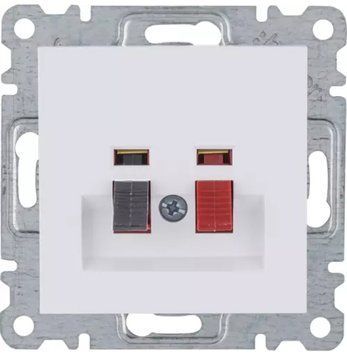 Розетка акустическая Hager Lumina WL3310, белая WL3310 фото
