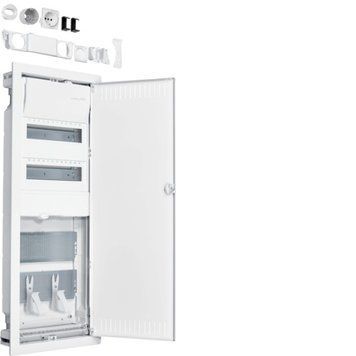 Щит Hager VU602WWH мультимедійний Hager VU602WWH Volta 5-ти рядний 24 модулів VU602WWH фото